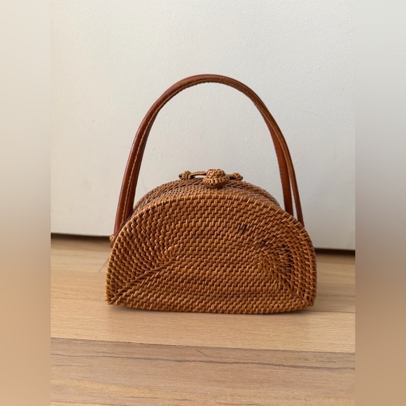 Anthropologie Handbags - Anthropologie Brown Woven Mini Bag
